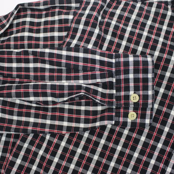 Tommy Hilfiger Jeans Mens XL Plaid Long Sleeve Button Shirt - Picture 4 of 5